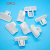 Vehicle White 20 pcs Front Bumper Cover Clip Retainer