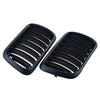 BMW 3 Series E36 318i 328i 323i Matte Black Front Bumper Grills (1996-1999)
