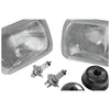 Nissan Navara / Holden Rodeo 1981-1997 LH+RH Universal Headlights Pair w/Globe
