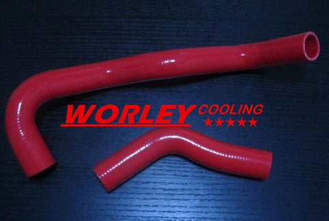 Toyota Hilux 2.4 Diesel Red Silicone Radiator Hose (1983-1997)