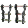 Ford Courier Ranger 2 x Lift Up 2" Greasable Shackles Lift Kit (2006-2011)