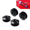 Trunk Hatch Lid 4PCS Black Quick Release Bumper Holder Clips