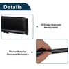 Ford Fiesta MK7 5 Door Hatchback Black Window Deflectors (2008-2017)
