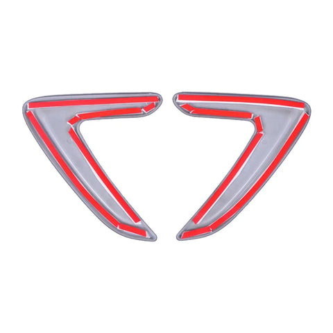 BMW X5 F15 2 x Black Side Wing Air Draft Fender Trim (2014-2016)