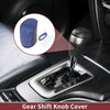 Dodge Journey Gear Shift Knob Cover Black Blue Faux Leather (2011-2020)