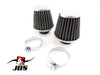 Universal (No Year Specified) - Set of 2 60mm Hi Flow Chrome Pod Air Filters