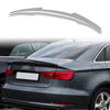 Audi A3 / S3 / RS3 8V Sedan Silver ABS Boot Spoiler (2013-2020)