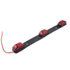 Truck Trailer Bus 17" Red Bright LED ID Bar & 3 LED Marker Lights