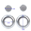 BMW 3 4 F30 F31 F34 F36 Chrome Headrest Button Cover Trim (2012-2020)