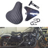 Harley Sportster Black Leather Pillion Cushion (2010-2022)
