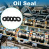 Make Model Oil Seal 5 x 25x50x8mm Black Seal Ring Rotary Shaft Nitrile Rubber