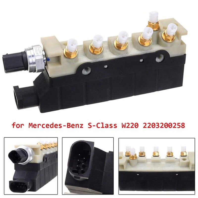 Benz S-Class W220 Air Suspension Compressor Valve Block (2000-2006)