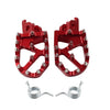 Kawasaki KX250F, Honda CR250 Dirt Bike Footpeg Pedals  Red (06-18, 02-07)