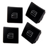 Benz C E C200 E220 CLA GLK ML350 4x Window Switch Button Covers (2007-2020)