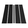 Chevy Suburban 6 x Pillar Window Trim Black (2015-2020)