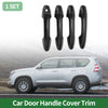 Toyota RAV4 Door Handle Cover Trim Carbon Fiber Black (2013–2018)