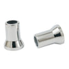 Silver Car Valve Stem Hex Cap with Sleeve Cover Decor