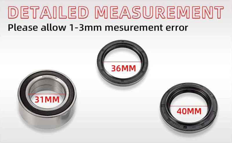Honda Rancher 350 / 400 / 420 4x4 Front Wheel Bearings & Seal Kit