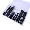 141Pcs Car Body Fastener Clips Flush Mount Plastic Hole Plugs