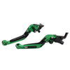 Yamaha FJR1300, XJR1300 CNC Green Extendable Brake Clutch Levers (04-20)