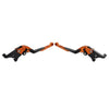 Yamaha TMAX 500 530 560 CNC Orange Extendable Brake Clutch Levers