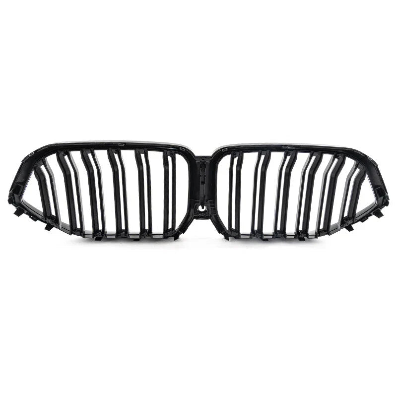 BMW X6 G06 X6M F96 Gloss Black Dual Slat Front Kidney Grille (2020-2023)