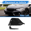 Honda Civic Hatchback Rear Left Fog Light Grill (2020-2021)