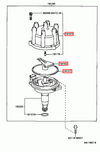 LandCruiser FZJ80 FZJ75 1FZ FE Distributor Cap Rotor