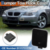 BMW 525i 530i 550i Black Front Car Bumper Tow Hook Cover