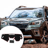 Subaru Forester (2018-2024) Black Red 1 Set Dashboard Cover Mat