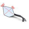 Bikes Adjustable 10mm 8mm Bolts Motorcycle Wind Wing Side Mirrors