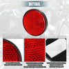 Motorcycle Reflector 10x Self-Adhesive Round Safety Spoke Reflective