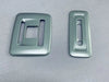 Toyota Prius Set ABS Matte Front & Rear Reading Light Lid Cover Trim (2023-2024)