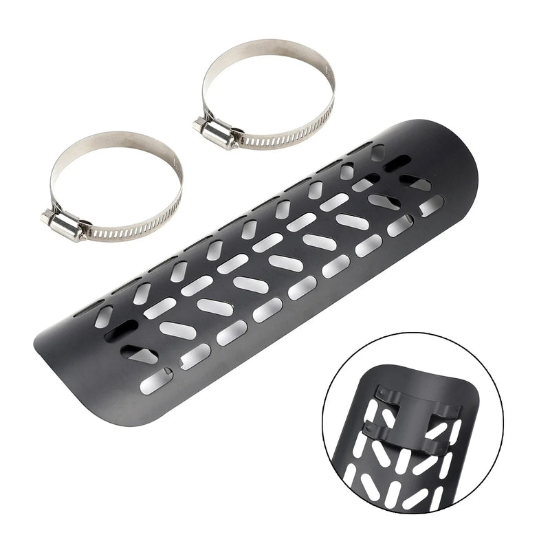 Motorcycle Schwarzb Exhaust Pipe Holder Cover