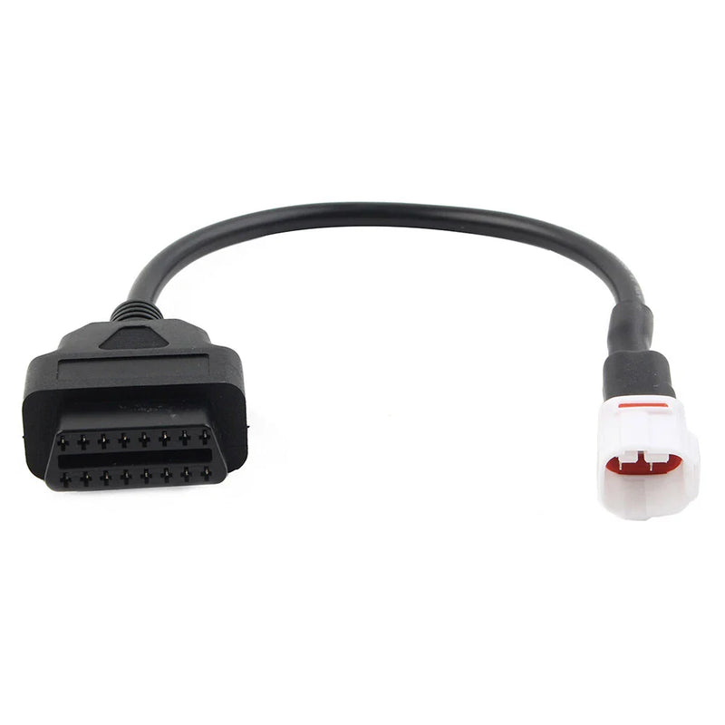 Yamaha Motorcycle 4 Pin to OBD2 Diagnostic Tool Code Reader Adapter Cable