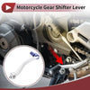 Kayo T6 Siver Tone Blue Folding Motorcycle Gear Shifter Lever