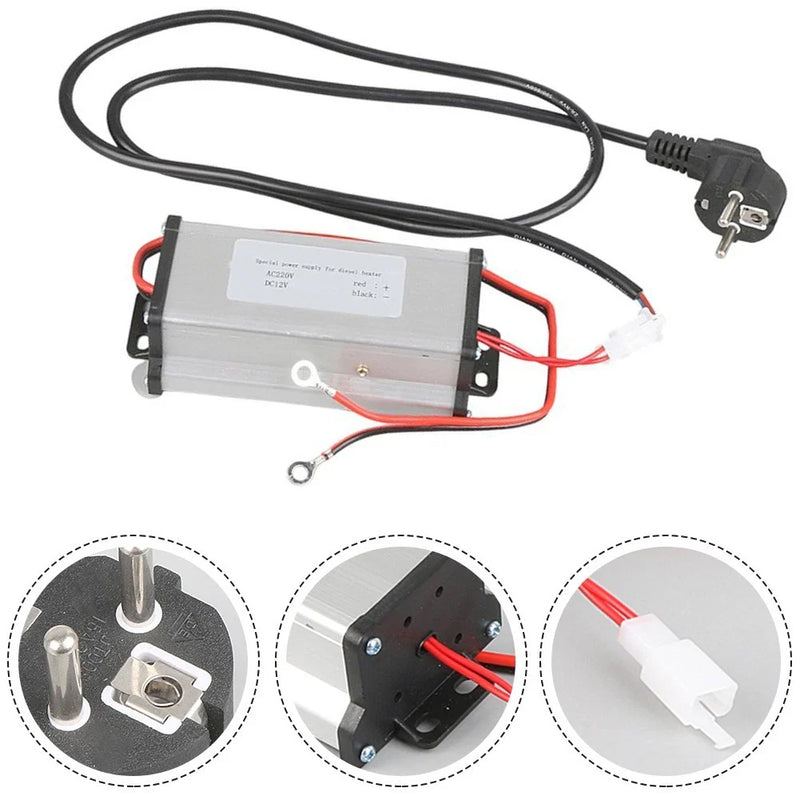 5KW 8KW Diesel Air Heater Power Adapter 230V to 12V Converter