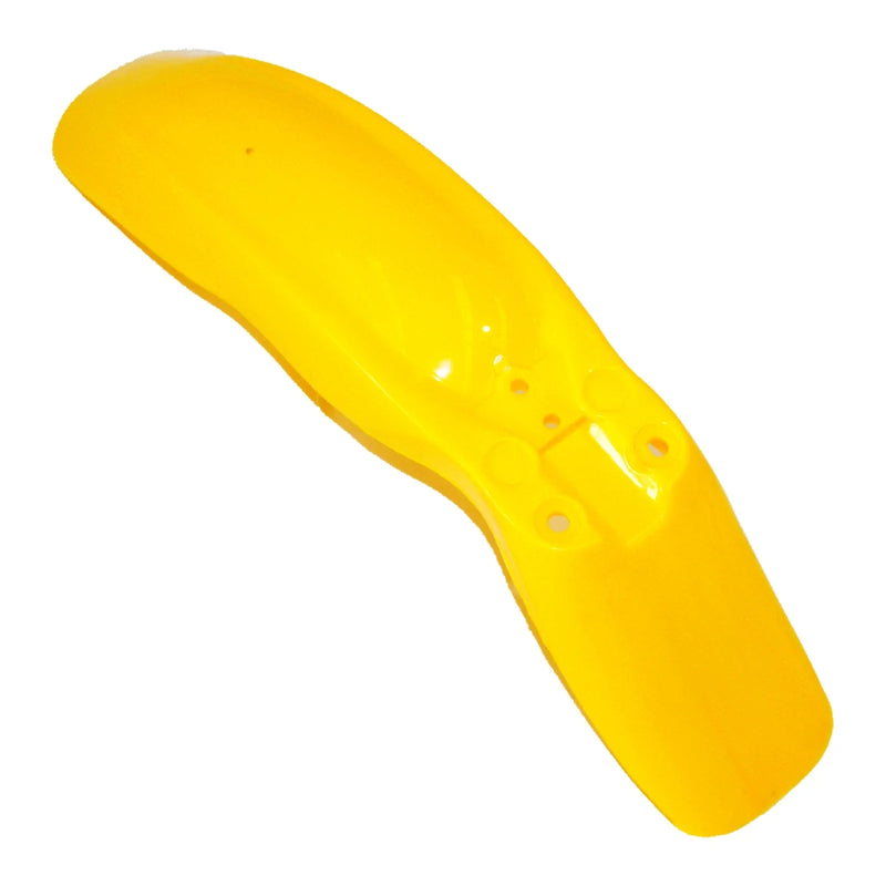 KLX110 Yellow Plastic Front Wheel Mud Guard Fender (2002-2023)