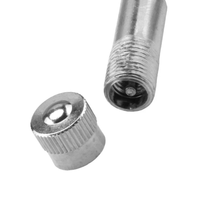 Car - Silver 10pcs 135�� Tire Valve Stem Extenders