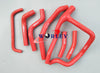 Honda XRV750 Africa Twin Aluminum Radiator + Blue Silicone Hose (1993-2003)