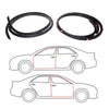 Nissan Sylphy / Almera / Pulsar 2000-2005 Front Door Weatherstrip Set