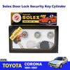Solex Door Trunk Lock Key Cylinder Set Fits Toyota Corolla AE100 SED 1991-97 D05