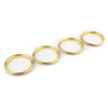 Audi A3 8V (2012-2019) Stainless Steel Gold 4 x Car Air Vent Outlet Ring Covers