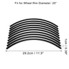 Motorcycle Car 20pcs 20in Wheel Rim Sticker Reflective Strips