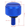 Harley Sportster 2 x Rear Seat Bolt Screw Motorcycle Aluminum Alloy Blue