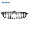 Mercedes-Benz C250 (2015-2018) Black Front Upper Bumper Grille