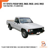 Toyota Hilux Ute Glass Run Door Channel Rubber Seal (68-83)