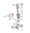 Mitsubishi Mirage Hatchback 2 x Stabilizer Bar Bracket (2012-2022)