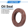MakeModel Oil Seal 2 x Seal Ring 30x50x7mm Brown FKM Rubber