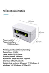 Addressing Bluetooth Thermal Printer Label Stickers 40-120mm